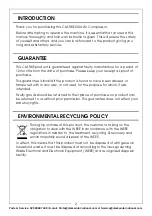 Preview for 2 page of Clarke 2245316 Operation & Maintenance Instructions Manual