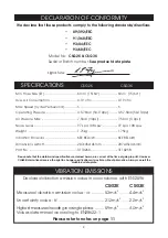 Preview for 2 page of Clarke 3110258 Operating & Maintenance Instructions