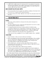 Preview for 9 page of Clarke 3110805 Operating Instructions Manual