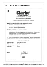 Preview for 23 page of Clarke 6012161 Operation & Maintenance Instructions Manual