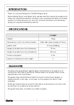 Preview for 2 page of Clarke 7621820 Operation & Maintenance Instructions Manual