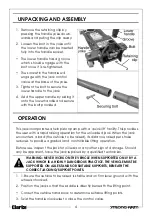 Preview for 4 page of Clarke 7621820 Operation & Maintenance Instructions Manual