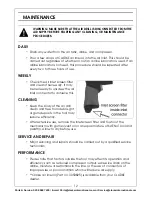 Preview for 12 page of Clarke CAT123 Operation & Maintenance Instructions Manual