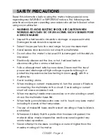 Preview for 4 page of Clarke CDM 25 Operating Instructions Manual