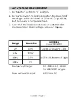 Preview for 7 page of Clarke CDM 25 Operating Instructions Manual