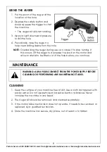 Preview for 8 page of Clarke CEA150 Operating & Maintenance Instructions