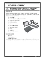 Preview for 5 page of Clarke CHELSEA 6909895 User Manual