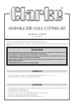 Preview for 1 page of Clarke CHT518 Quick Start Manual