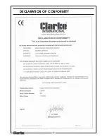 Preview for 14 page of Clarke CIS100 Operating & Maintenance Instructions