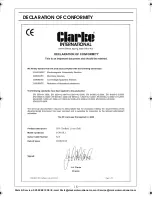 Preview for 15 page of Clarke CON18LI Operation & Maintenance Instructions Manual