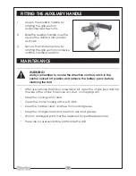 Preview for 12 page of Clarke Contractor CON24 Operating & Maintenance Instructions