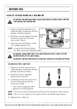 Preview for 9 page of Clarke Contractor CR3 Operation & Maintenance Instructions Manual