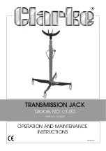 Clarke CTJ30 Operation And Maintenance Instructions preview