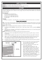 Preview for 2 page of Clarke CWB1205P Assembly Instructions