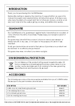 Preview for 2 page of Clarke EASIARC 200 Operation, Maintenance & Instruction Manual