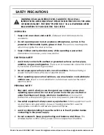 Preview for 3 page of Clarke ETC8 Operation & Maintenance Instructions Manual