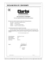 Preview for 11 page of Clarke ETC8 Operation & Maintenance Instructions Manual