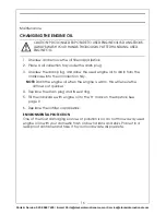 Preview for 16 page of Clarke FG3005 Operation & Maintenance Instructions Manual