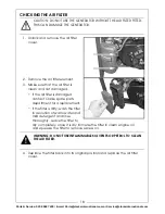 Preview for 18 page of Clarke FG3005 Operation & Maintenance Instructions Manual