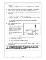 Preview for 19 page of Clarke LOGBUSTER V6 Operation & Maintenance Instructions Manual