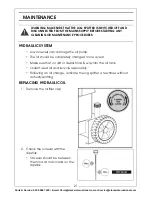 Preview for 21 page of Clarke LOGBUSTER V6 Operation & Maintenance Instructions Manual