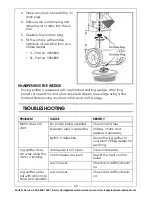 Preview for 22 page of Clarke LOGBUSTER V6 Operation & Maintenance Instructions Manual