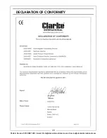 Preview for 20 page of Clarke RACER 9/100P Operation & Maintenance Instructions Manual