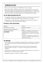 Preview for 2 page of Clarke Strong-Arm CMTC1 Assembly & User Instructions