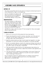 Preview for 4 page of Clarke TML89 Operating Instructions Manual