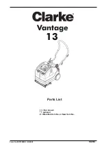 Preview for 57 page of Clarke Vantage 13 Operator'S Manual