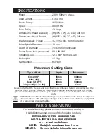 Preview for 2 page of Clarke woodworker CMS10 6501305 Operating & Maintenance Instructions