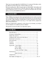 Preview for 3 page of Clarke woodworker CMS10 6501305 Operating & Maintenance Instructions