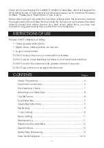 Preview for 3 page of Clarke WOODWORKER CTS800B Operating & Maintenance Instructions