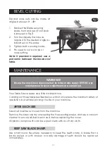 Preview for 11 page of Clarke WOODWORKER CTS800B Operating & Maintenance Instructions