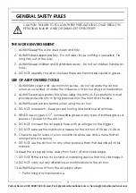 Preview for 3 page of Clarke X-Pro CAT201 Operating & Maintenance Instructions