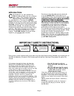 Preview for 3 page of Clary Corporation DT1000R Owner'S Manual