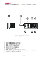 Preview for 8 page of Clary Corporation DT1000R Owner'S Manual