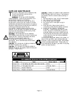 Preview for 19 page of Clary Corporation SP1250DLE Operating Manual