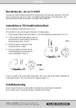 Preview for 2 page of Clas Ohlson 31-4493 Instruction Manual