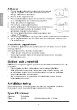 Preview for 8 page of Clas Ohlson 34-7339 Instruction Manual