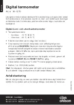 Preview for 2 page of Clas Ohlson 36-1270 Instruction Manual