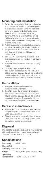 Preview for 2 page of Clas Ohlson 36-5752 User Manual