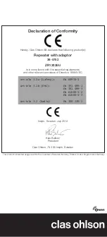 Preview for 3 page of Clas Ohlson 36-5752 User Manual