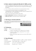 Preview for 20 page of Clas Ohlson 38-2545 Manual