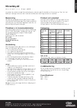 Preview for 2 page of Clas Ohlson 48812X Manual