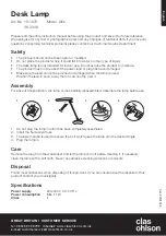 Clas Ohlson Altis Manual preview