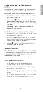 Preview for 11 page of Clas Ohlson BW6390 User Manual