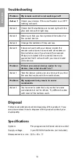 Preview for 12 page of Clas Ohlson BW6390 User Manual