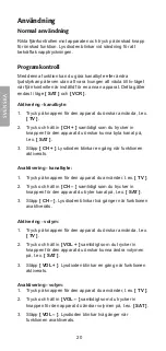 Preview for 20 page of Clas Ohlson BW6390 User Manual