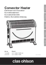 Clas Ohlson CH-1500M THER Instruction Manual preview